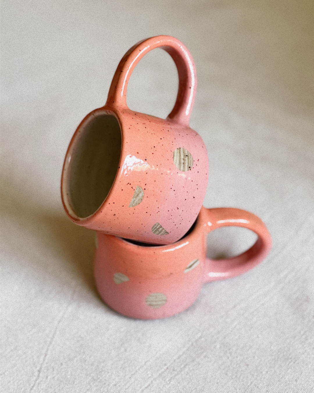 Gradient Shape Mug - Orange & Pink