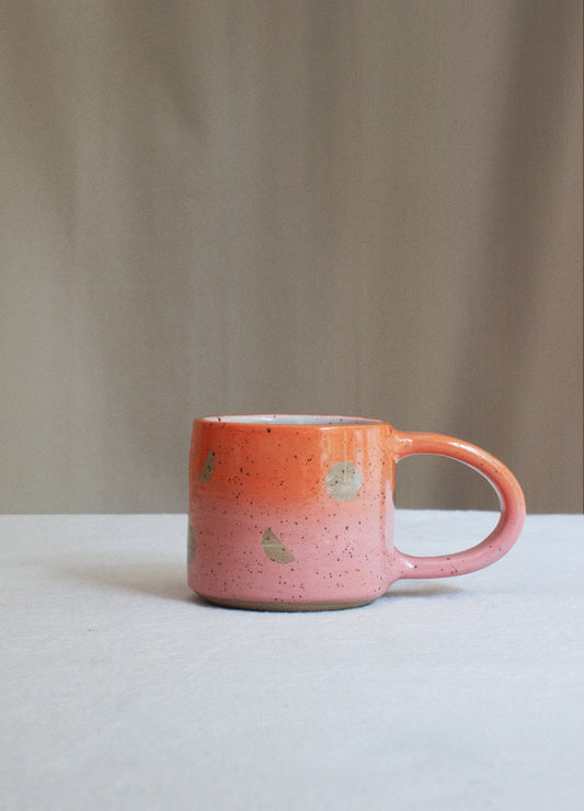 Gradient Shape Mug - Orange & Pink