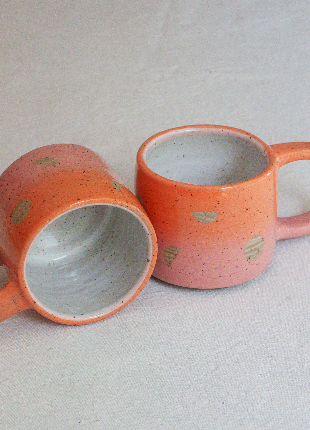Gradient Shape Mug - Orange & Pink