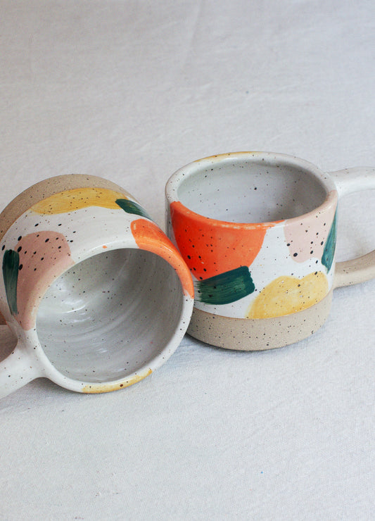 Abstract Mug - Peach Pop