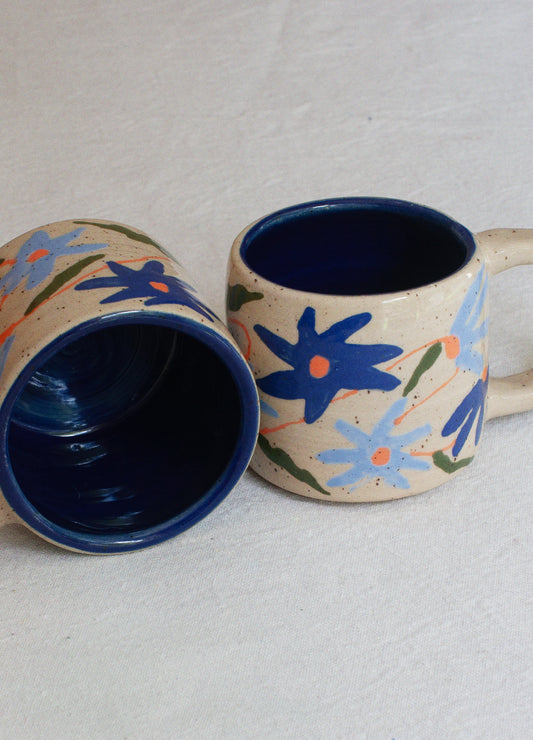Blue Vine Mug