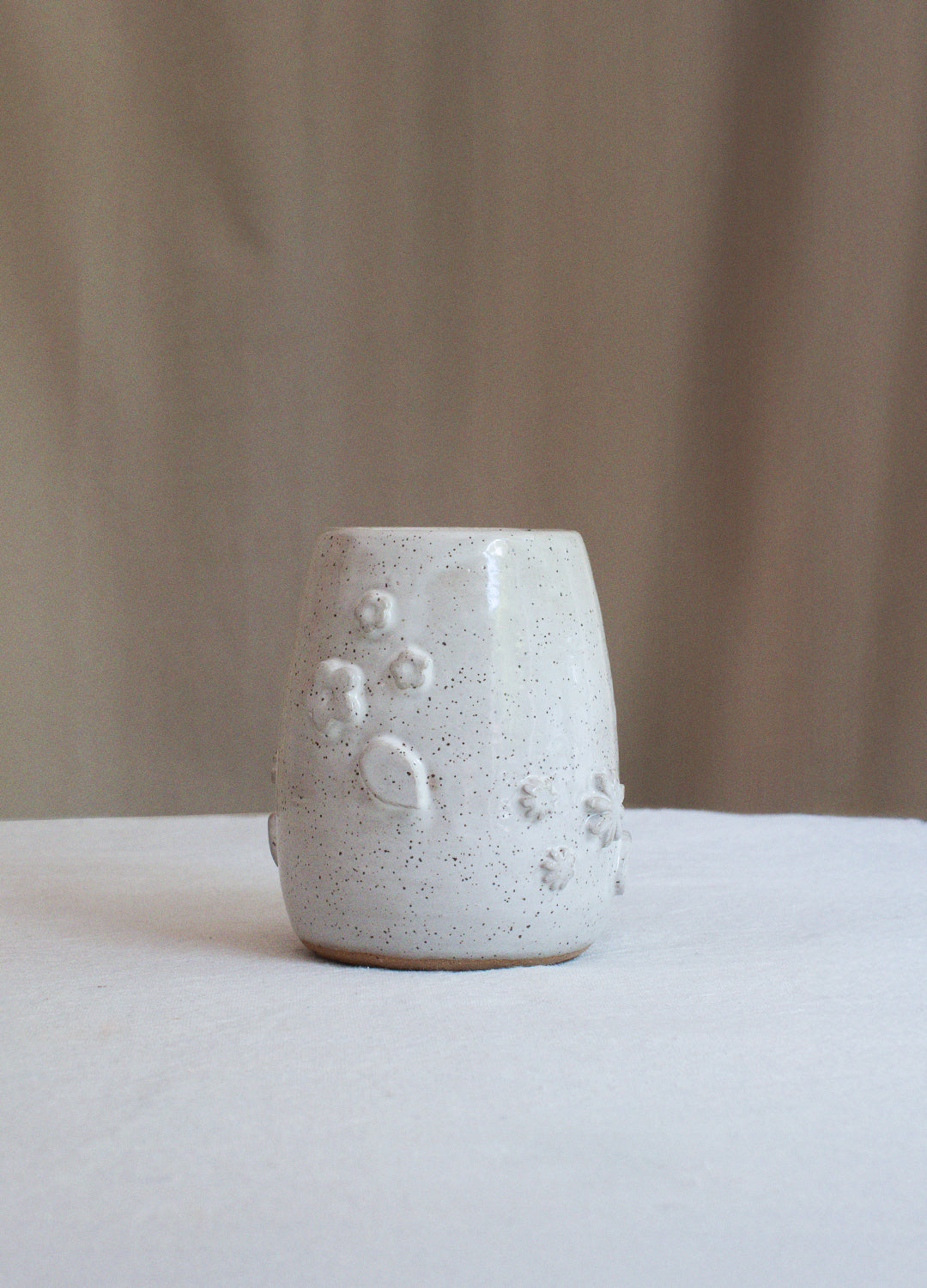 White Petal Vase