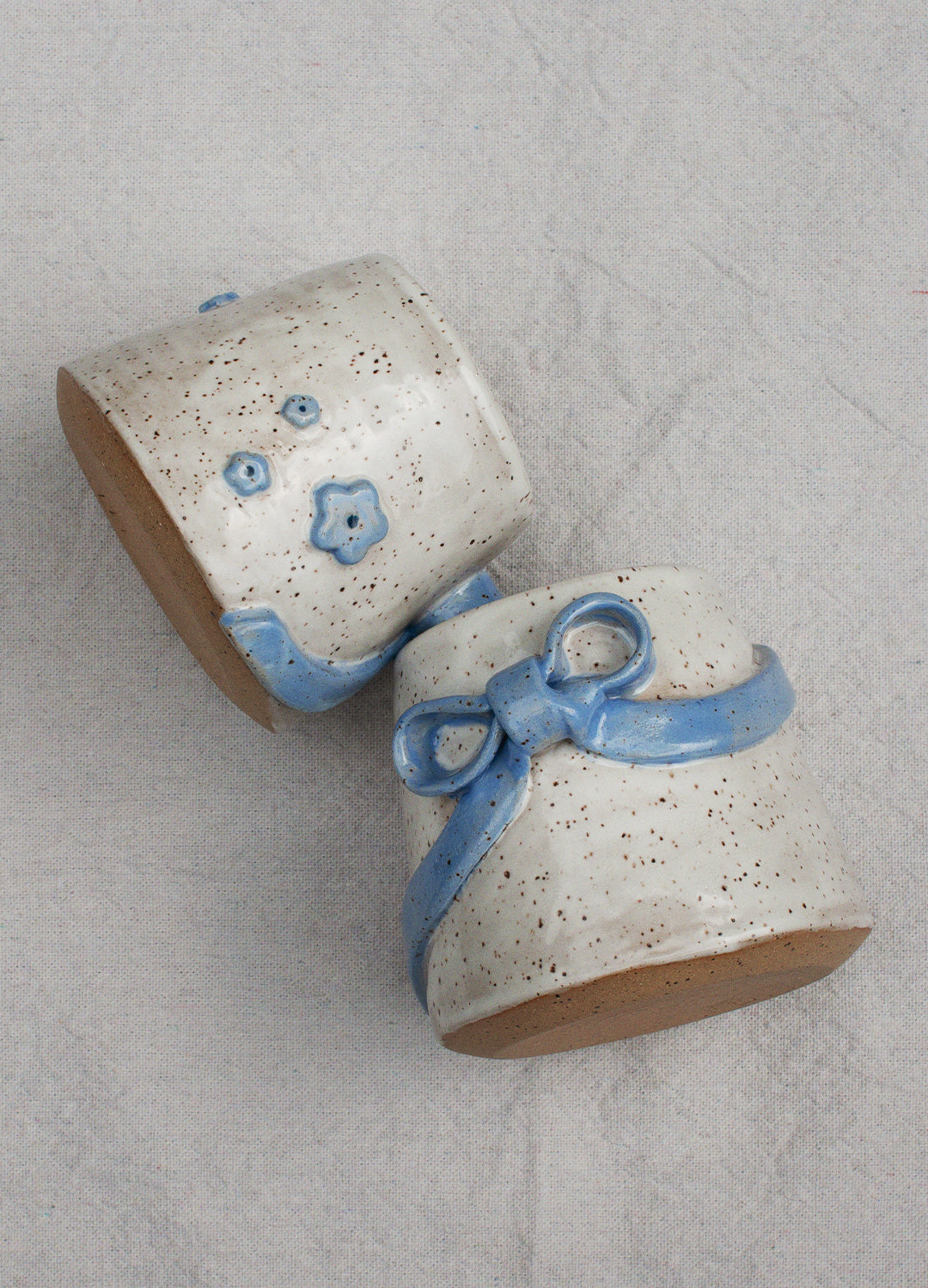 Ribbon Vase Blue