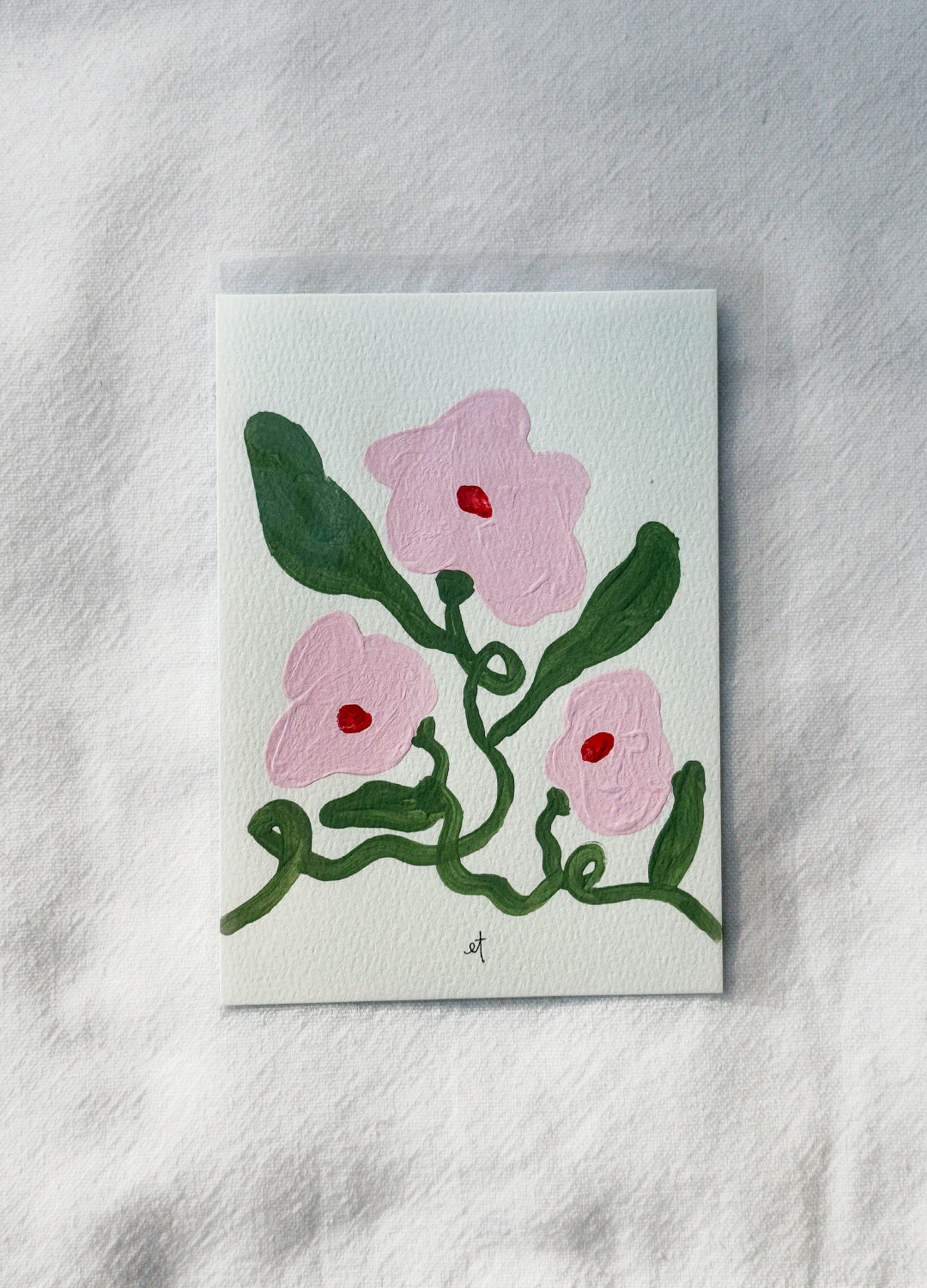Garden Painting - Pink