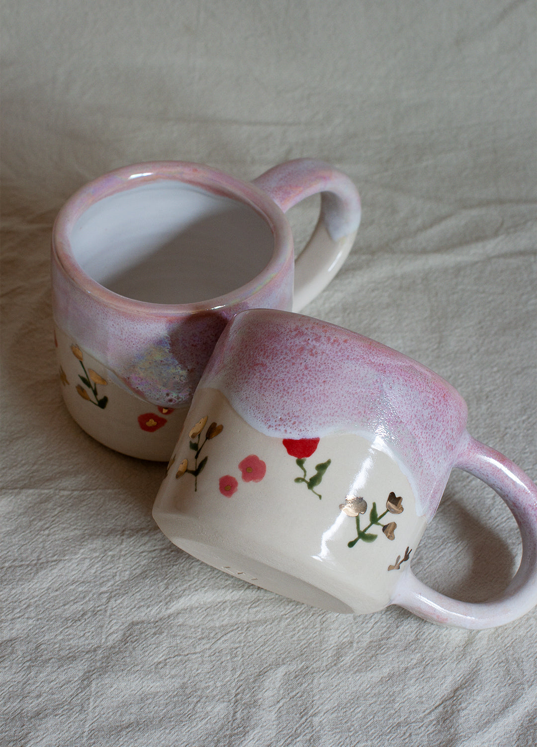 Slush Red Floral Mug