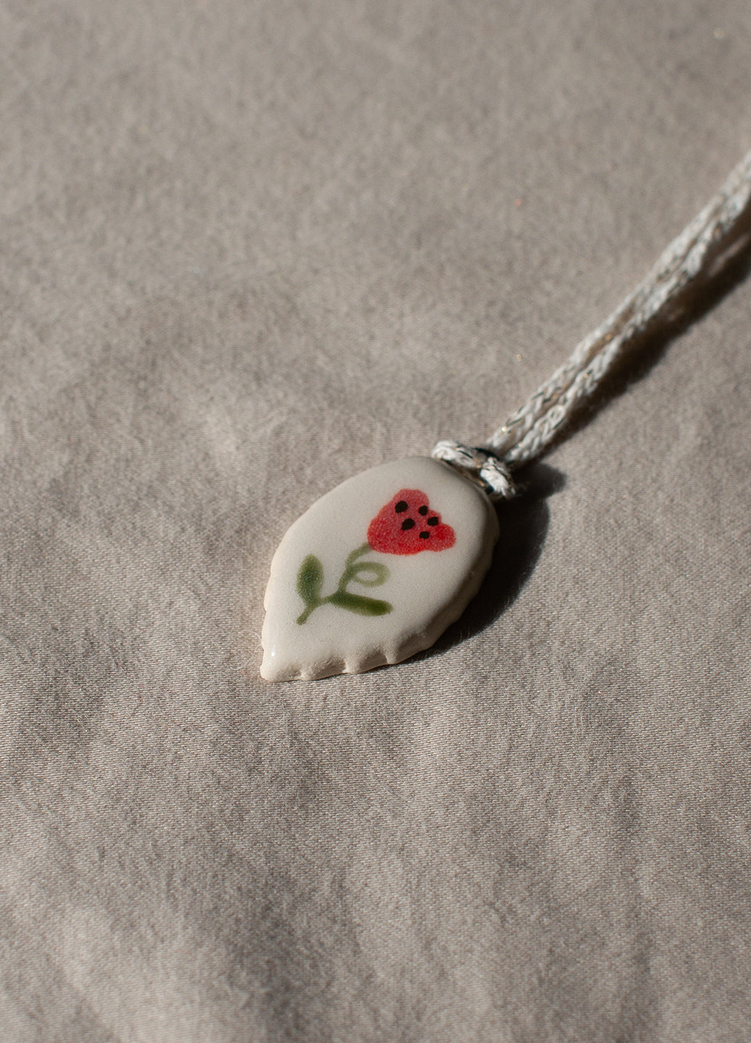 Red Flower Mini Ornament