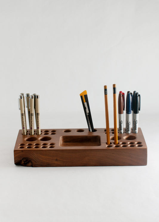 Utensil Block Walnut - 12"