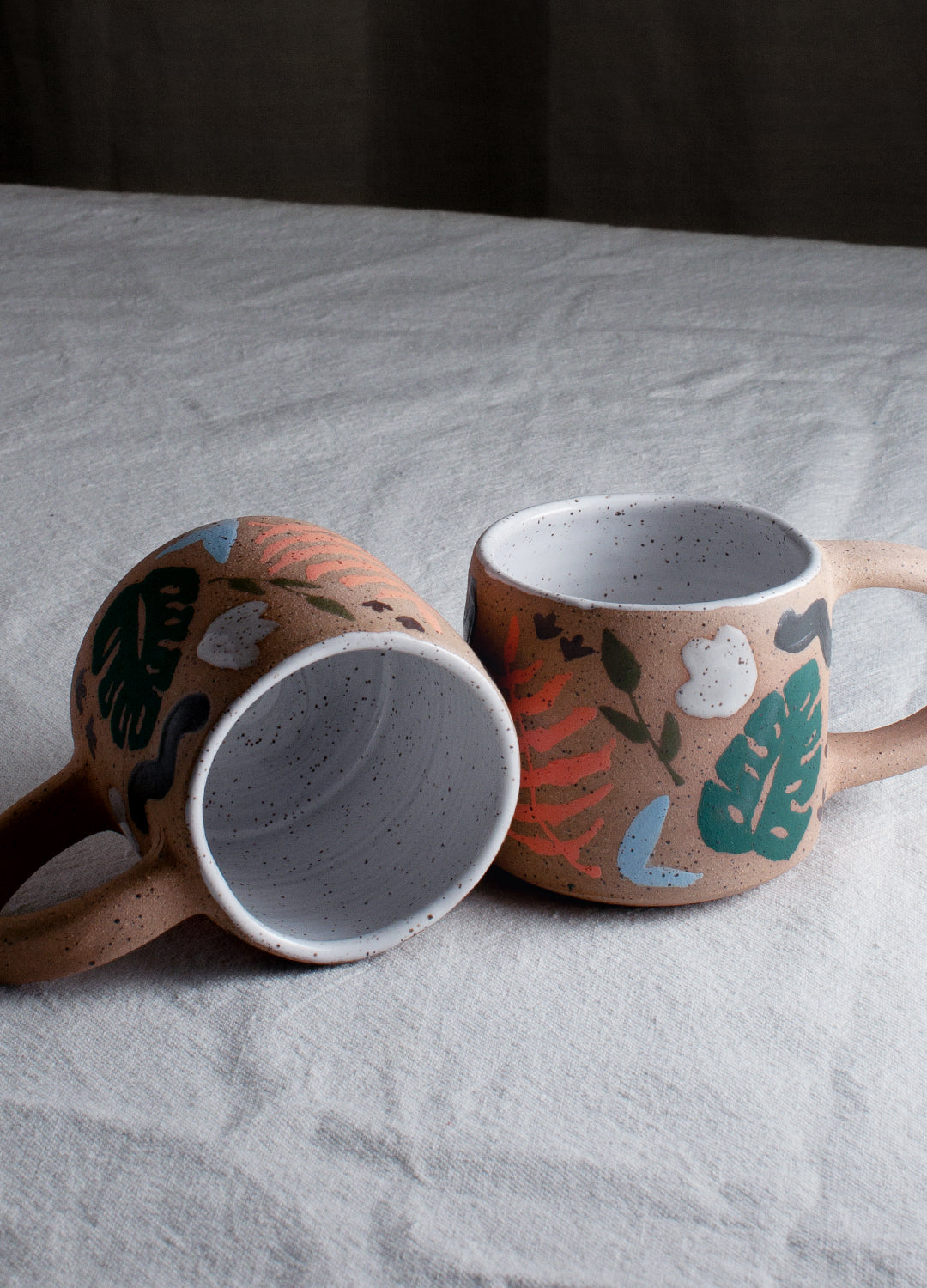Leaves Small Mug - Speckled