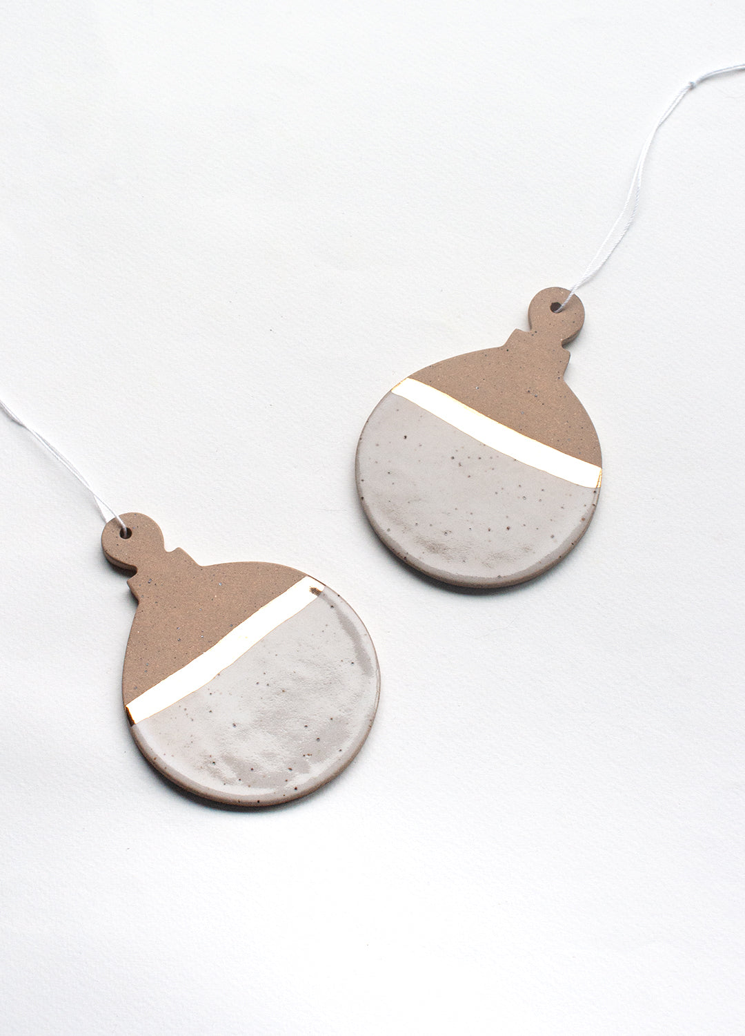 Ornament - White & Gold