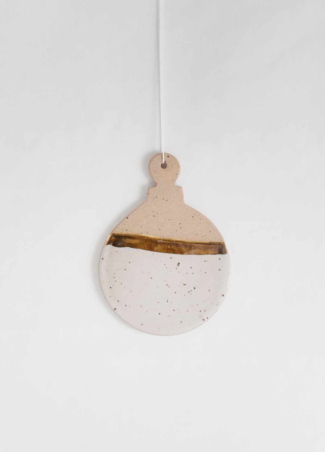 Ornament - White & Gold