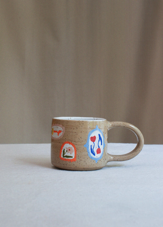 Floral Wall Mug