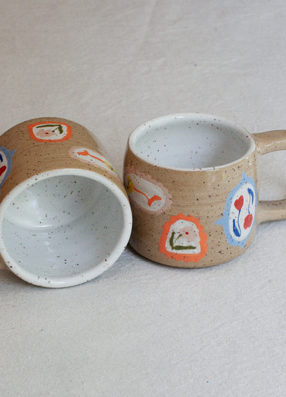 Floral Wall Mug