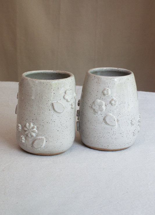 White Petal Vase