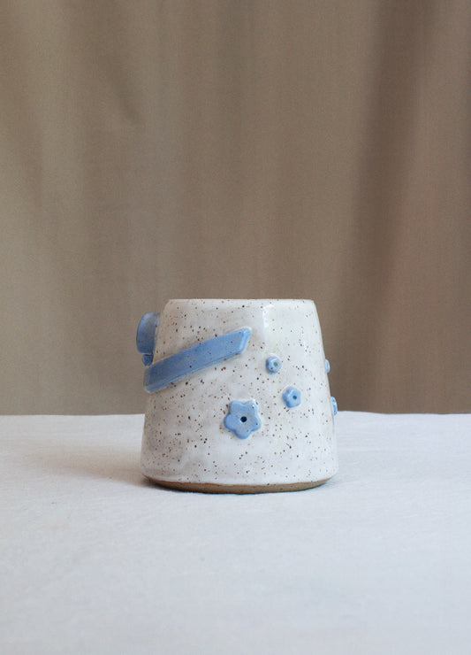 Ribbon Vase Blue