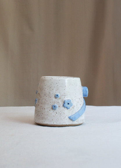 Ribbon Vase Blue