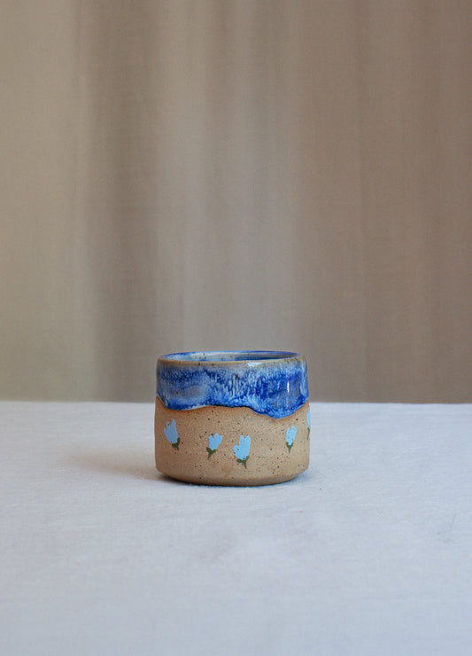 Blue Flower Slush Short Cup