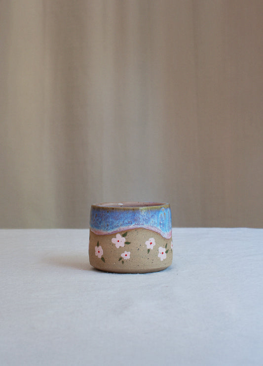 Pink Flower Slush Short Cup