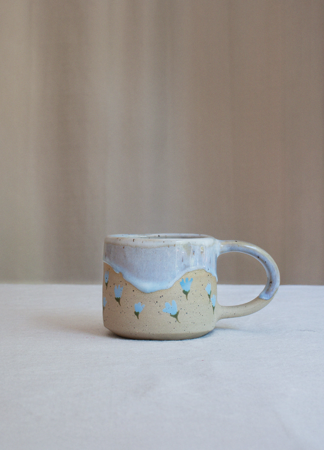 Light Blue Flower Slush Mug