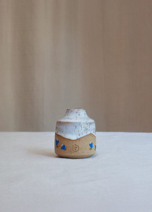 Blue Flower Slush Mini Vase