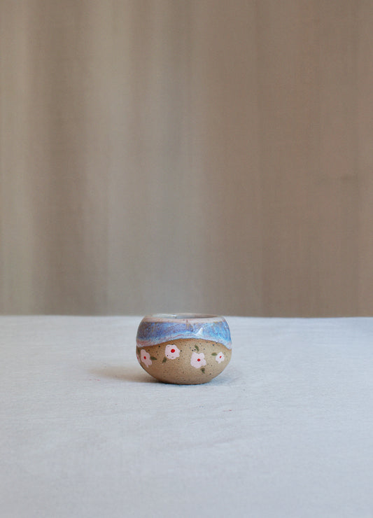 Pink Flower Slush Mini Planter