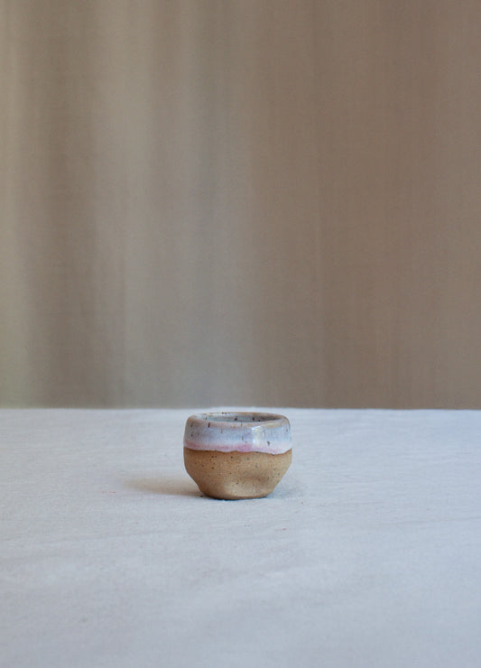 White & Pink Slush Mini Planter