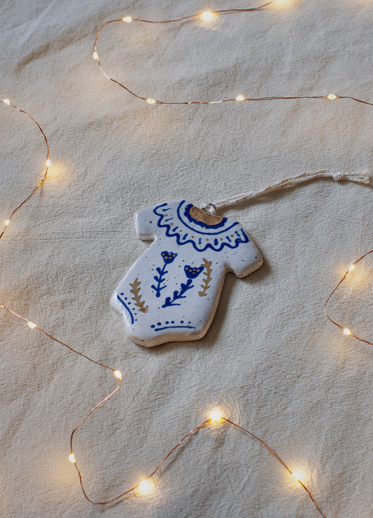 Onesie Blue Ornament
