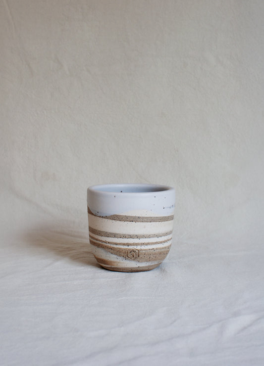 Marbled Cup - White