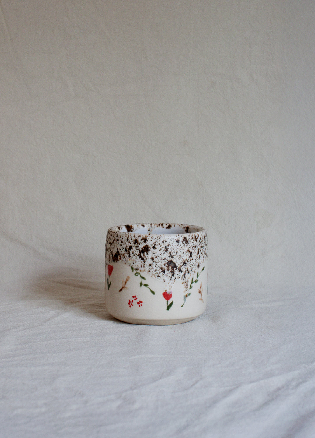 Stone & Flower Small Planter