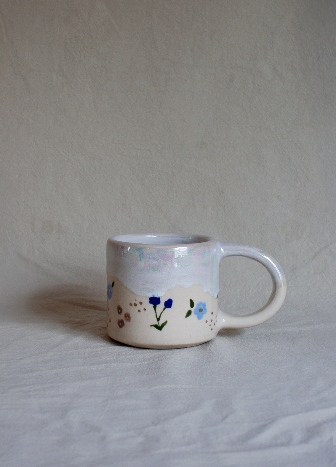 Slush Blue Floral Mug