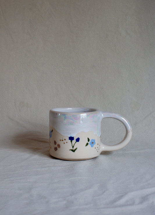 Slush Blue Floral Mug