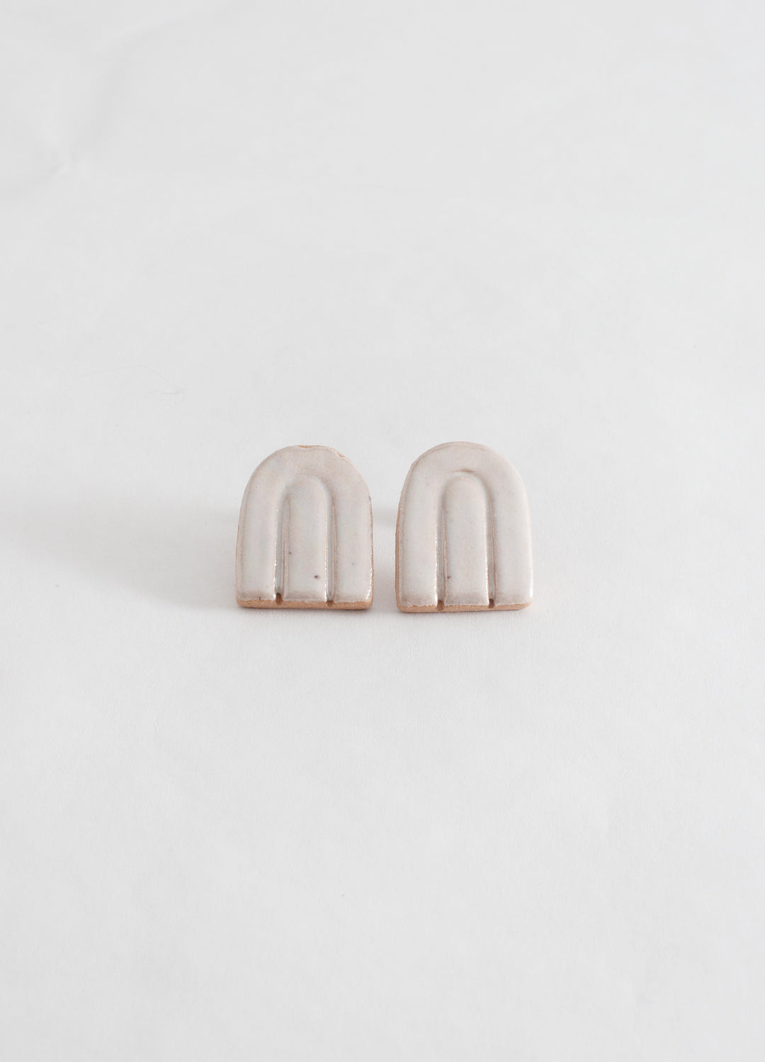 Large Arch Earrings  - Opal
