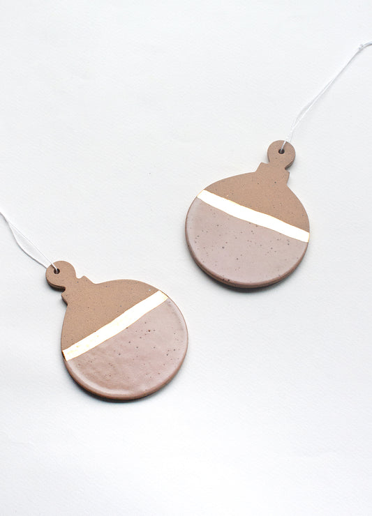 Ornament - Pink & Gold