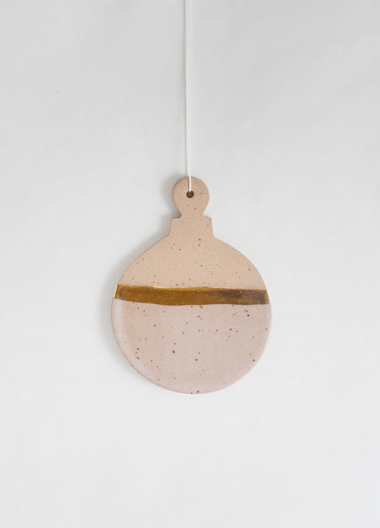 Ornament - Pink & Gold